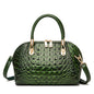 Crocodile Pattern Messenger Shoulder Bag – Stylish Cowgirl Bag for Any Occasion Country in My Heart