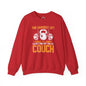 The Hardest Lift Of All Is Getting Off The Couch Crewneck Sweatshirt The Devil's Pickle