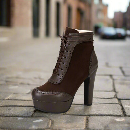 Women’s High Heel Martin Boots FitiqueFit
