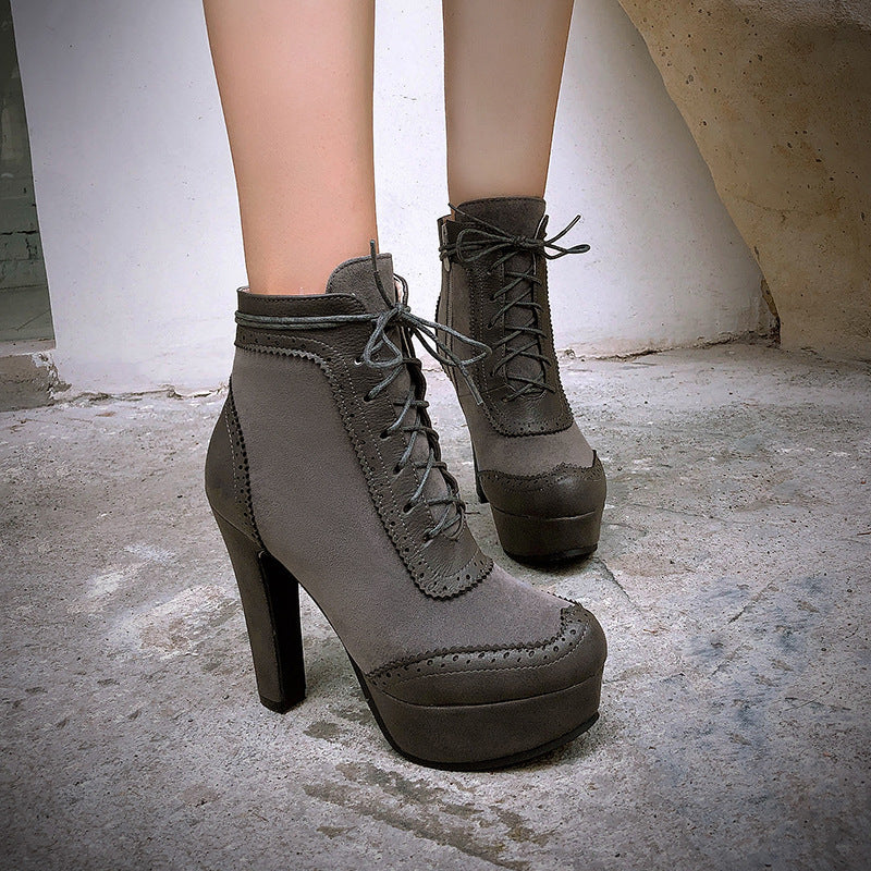 Women’s High Heel Martin Boots FitiqueFit