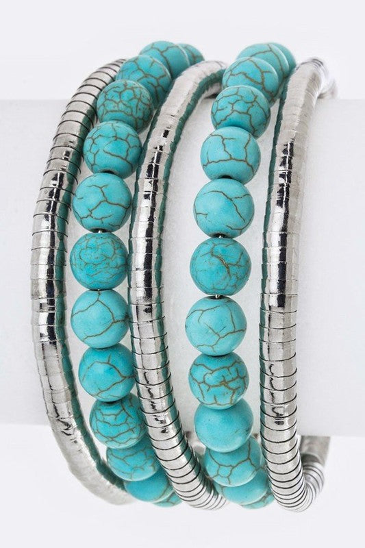 Layer Beads Wired Cuff Shop Style & More | Fresh Looks, Everyday Deals & Free Shipping