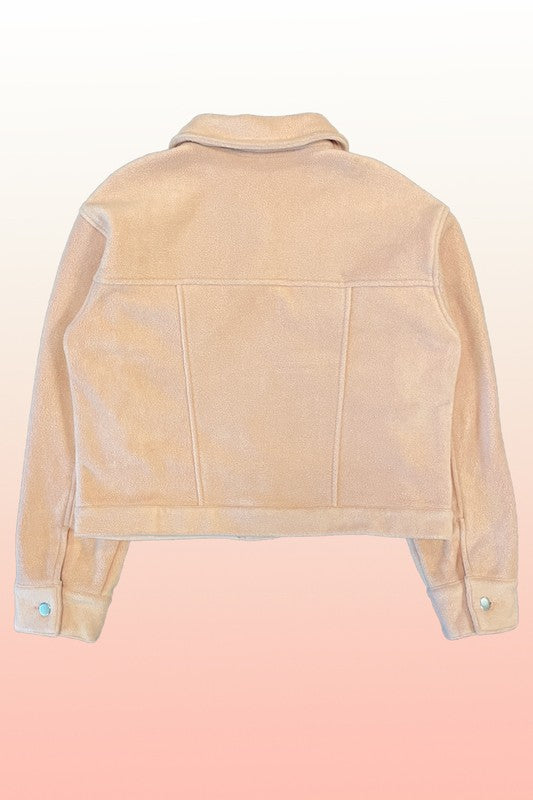 Fleece bow jacket See size chart under “more details” The Fashion Celestial