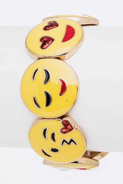 Emoji Stretch Bracelet Shop Style & More | Fresh Looks, Everyday Deals & Free Shipping