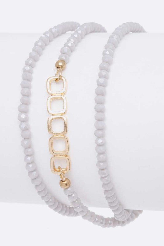 BEADED STRETCH BRACELET Shop Style & More | Fresh Looks, Everyday Deals & Free Shipping