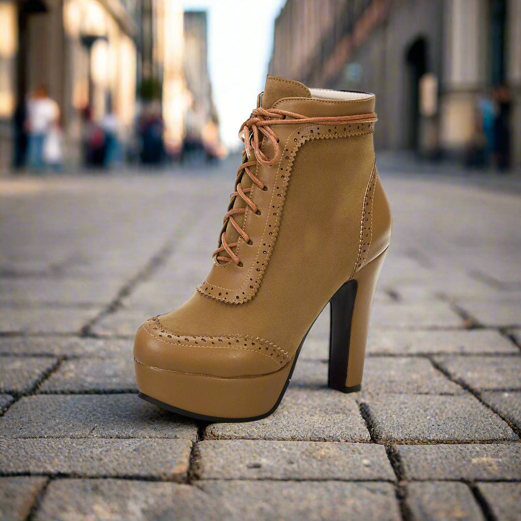 Women’s High Heel Martin Boots FitiqueFit