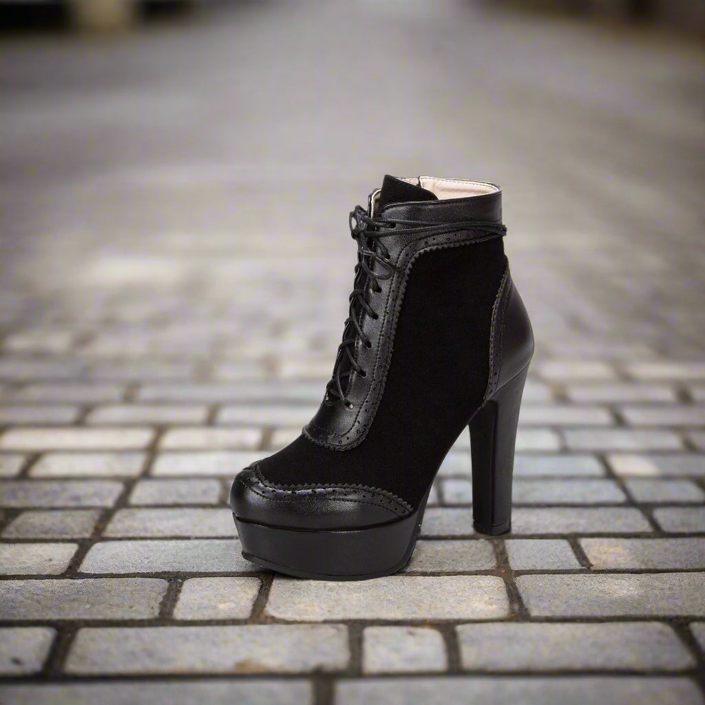 Women’s High Heel Martin Boots FitiqueFit