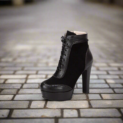 Women’s High Heel Martin Boots FitiqueFit