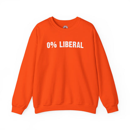 0% Liberal Crewneck Sweatshirt The Devil's Pickle