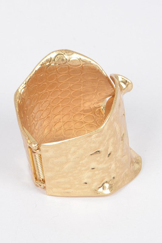 Textured Iconic Statement Hinge Bangle Shop Style & More | Fresh Looks, Everyday Deals & Free Shipping