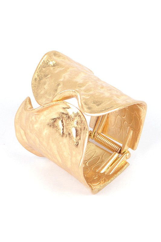 Textured Iconic Statement Hinge Bangle Shop Style & More | Fresh Looks, Everyday Deals & Free Shipping