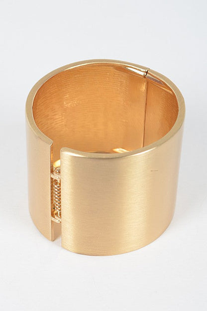 Satin Finished Iconic Statement Hinge Bangle Shop Style & More | Fresh Looks, Everyday Deals & Free Shipping