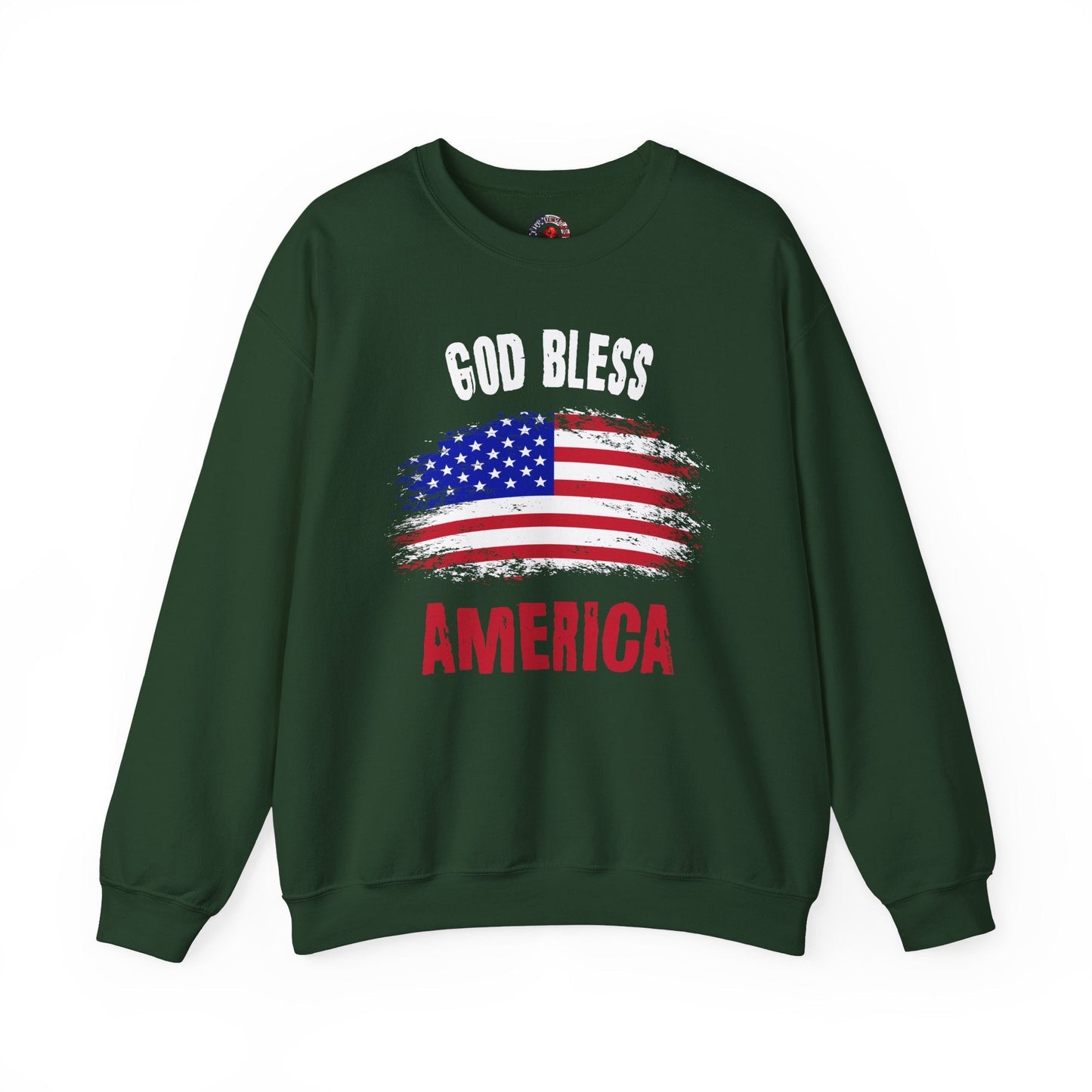 God Bless America Crewneck Sweatshirt The Devil's Pickle