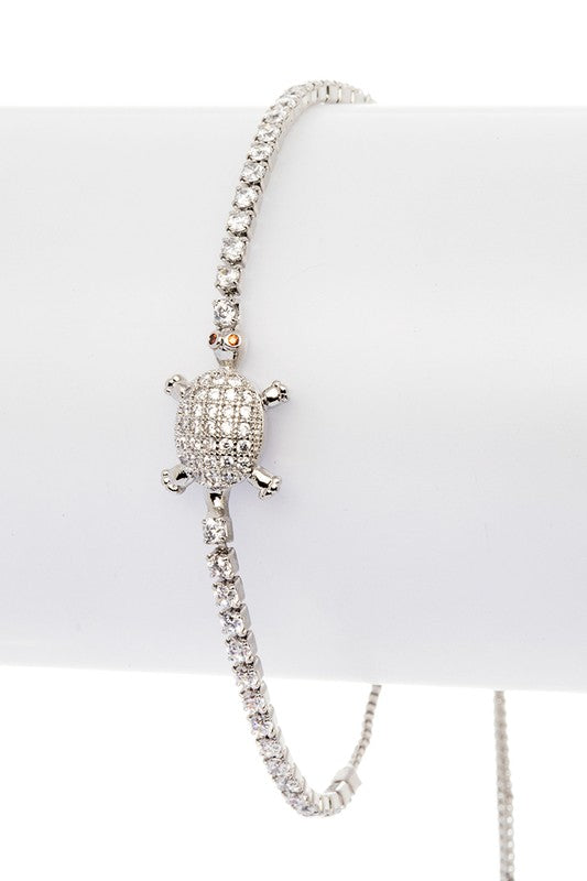 Petite Turtle CZ Pave String Bracelet Shop Style & More | Fresh Looks, Everyday Deals & Free Shipping