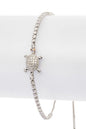 Petite Turtle CZ Pave String Bracelet Shop Style & More | Fresh Looks, Everyday Deals & Free Shipping