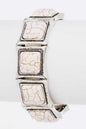 Stretch Square Stone Bracelet Shop Style & More | Fresh Looks, Everyday Deals & Free Shipping