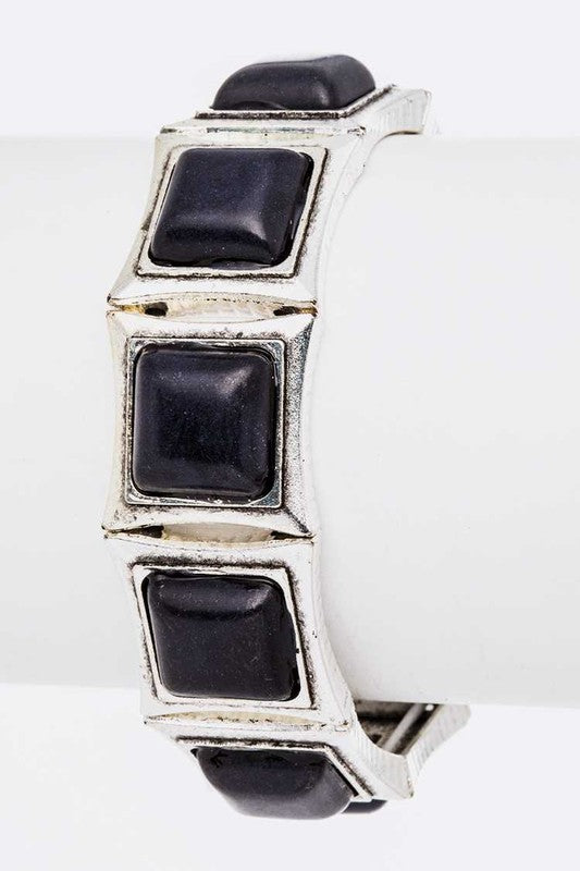 Stretch Square Stone Bracelet Shop Style & More | Fresh Looks, Everyday Deals & Free Shipping