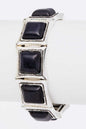 Stretch Square Stone Bracelet Shop Style & More | Fresh Looks, Everyday Deals & Free Shipping