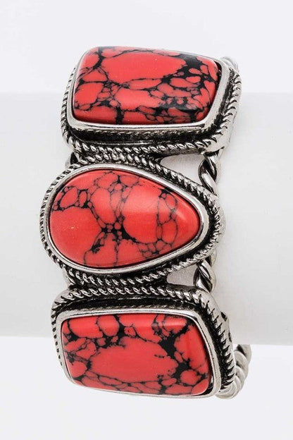 Oversize Stone Western Open Bangle Shop Style & More | Fresh Looks, Everyday Deals & Free Shipping
