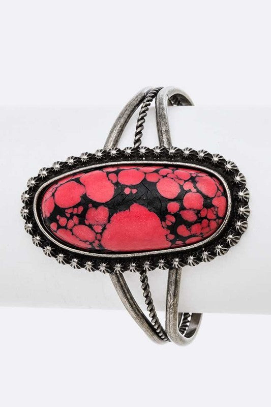 Oval Stone Bangle Shop Style & More | Fresh Looks, Everyday Deals & Free Shipping
