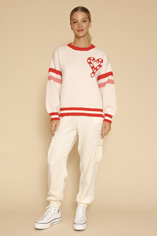 Candy cane knit sweater Shop Style & More | Fresh Looks, Everyday Deals & Free Shipping