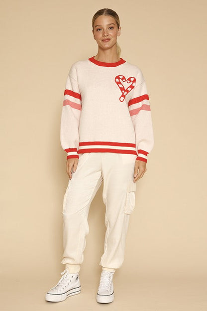 Candy cane knit sweater Shop Style & More | Fresh Looks, Everyday Deals & Free Shipping