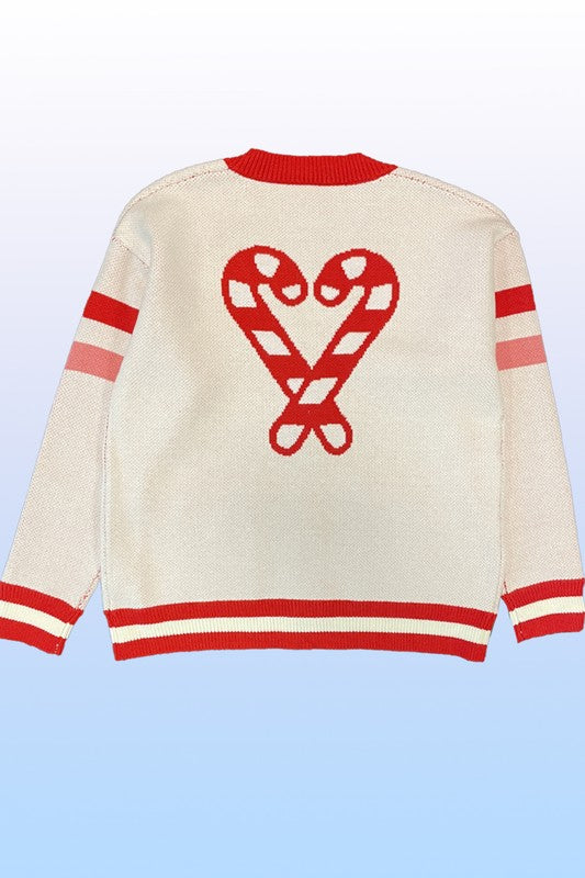 Candy cane knit sweater Shop Style & More | Fresh Looks, Everyday Deals & Free Shipping
