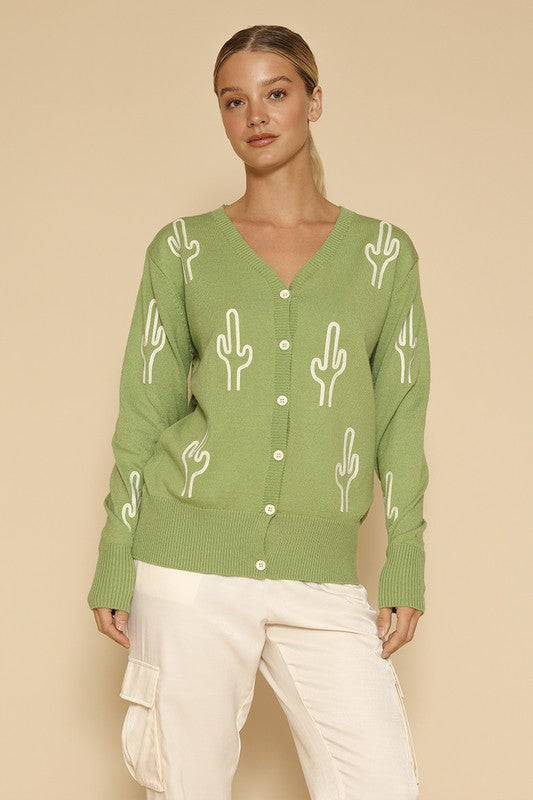 Cactus knit button front cardigan Shop Style & More | Fresh Looks, Everyday Deals & Free Shipping