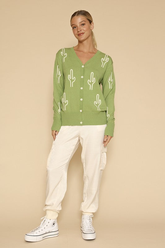 Cactus knit button front cardigan Shop Style & More | Fresh Looks, Everyday Deals & Free Shipping