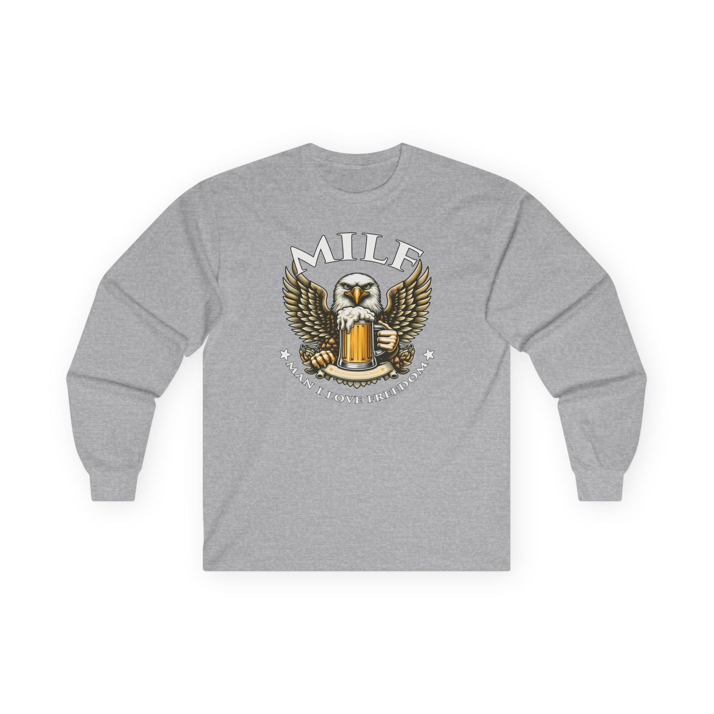 Man I Love Freedom Long Sleeve Tee The Devil's Pickle