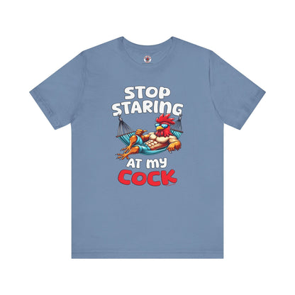 Stop Staring at My Cock T-Shirt The Devil's Pickle