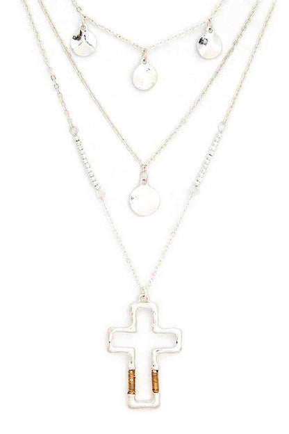 Cross Pendant Layered Necklace Shop Style & More | Fresh Looks, Everyday Deals & Free Shipping