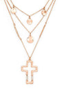 Cross Pendant Layered Necklace Shop Style & More | Fresh Looks, Everyday Deals & Free Shipping