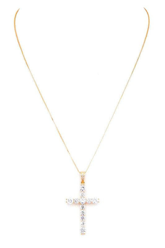 CZ Cross Pendant Necklace Shop Style & More | Fresh Looks, Everyday Deals & Free Shipping