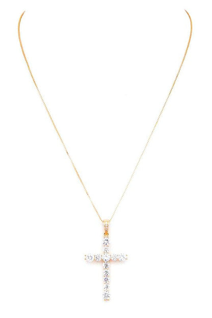 CZ Cross Pendant Necklace Shop Style & More | Fresh Looks, Everyday Deals & Free Shipping
