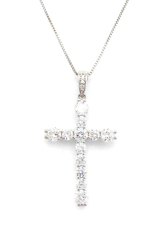 CZ Cross Pendant Necklace Shop Style & More | Fresh Looks, Everyday Deals & Free Shipping