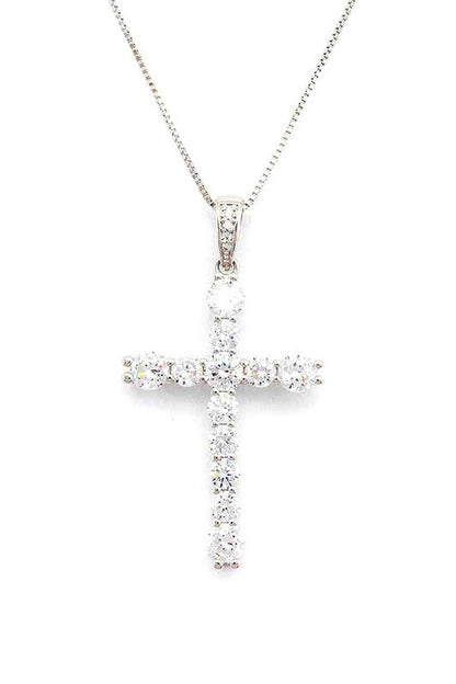 CZ Cross Pendant Necklace Shop Style & More | Fresh Looks, Everyday Deals & Free Shipping