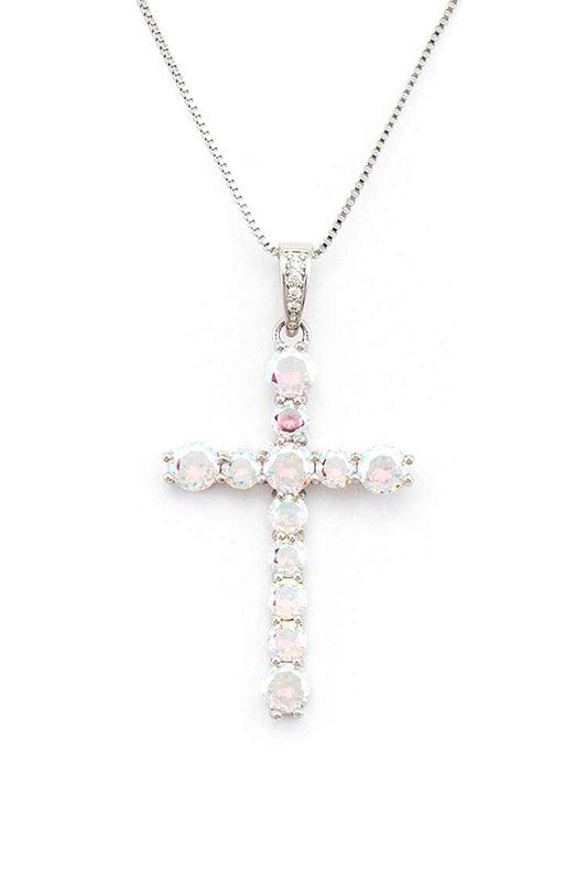 CZ Cross Pendant Necklace Shop Style & More | Fresh Looks, Everyday Deals & Free Shipping