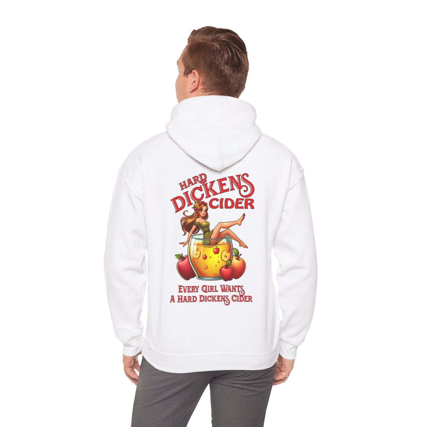 Hard Dickens Cider Front/Back Hooded Sweatshirt The Devil's Pickle