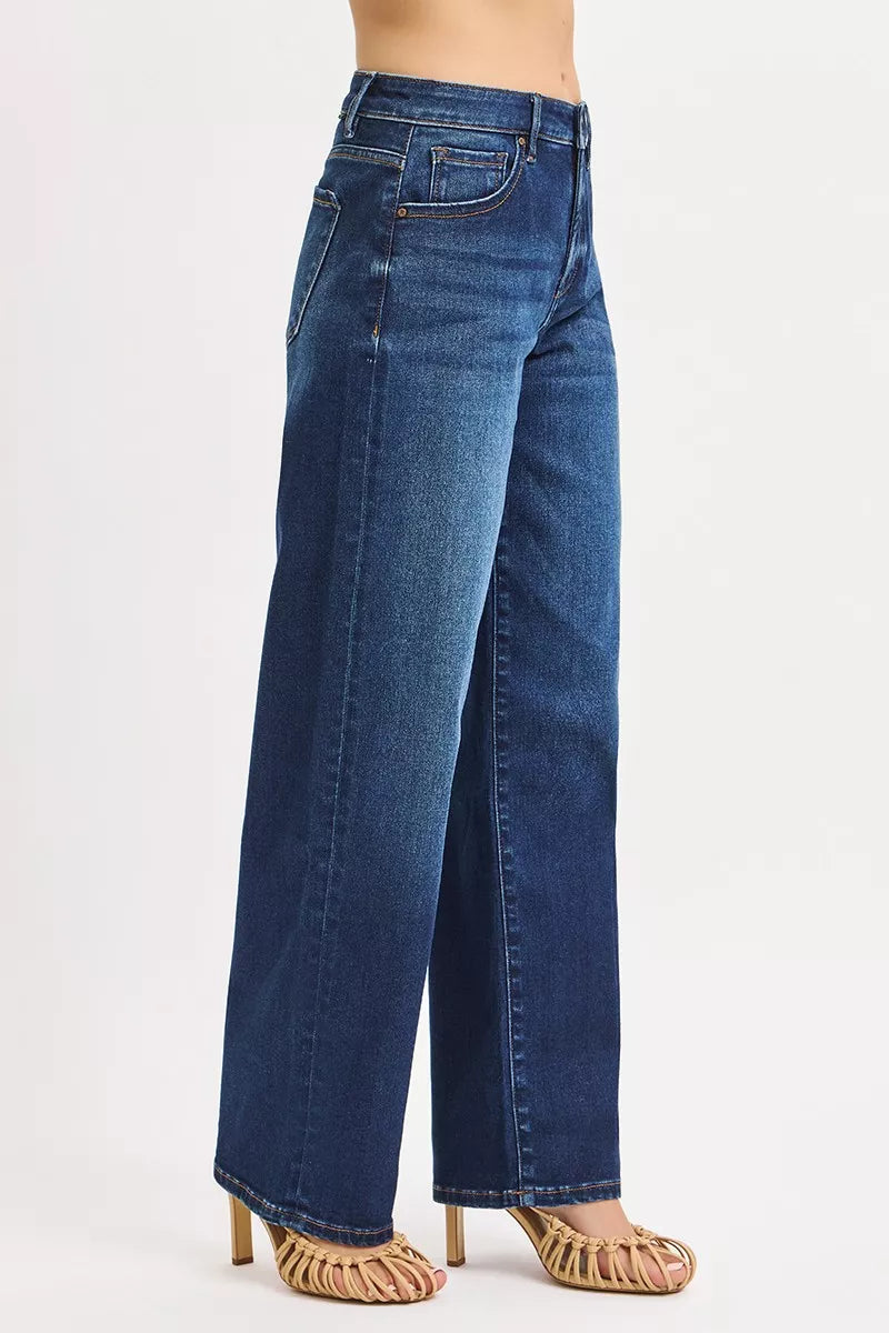 RISEN Mid Rise Wide Baggy Jeans West2East Surf
