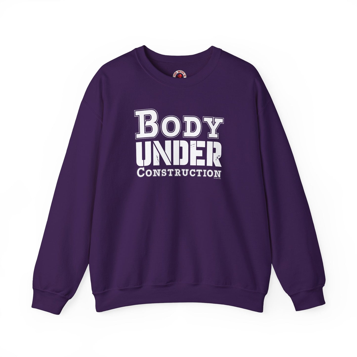 Body Under Construction Crewneck Sweatshirt The Devil's Pickle