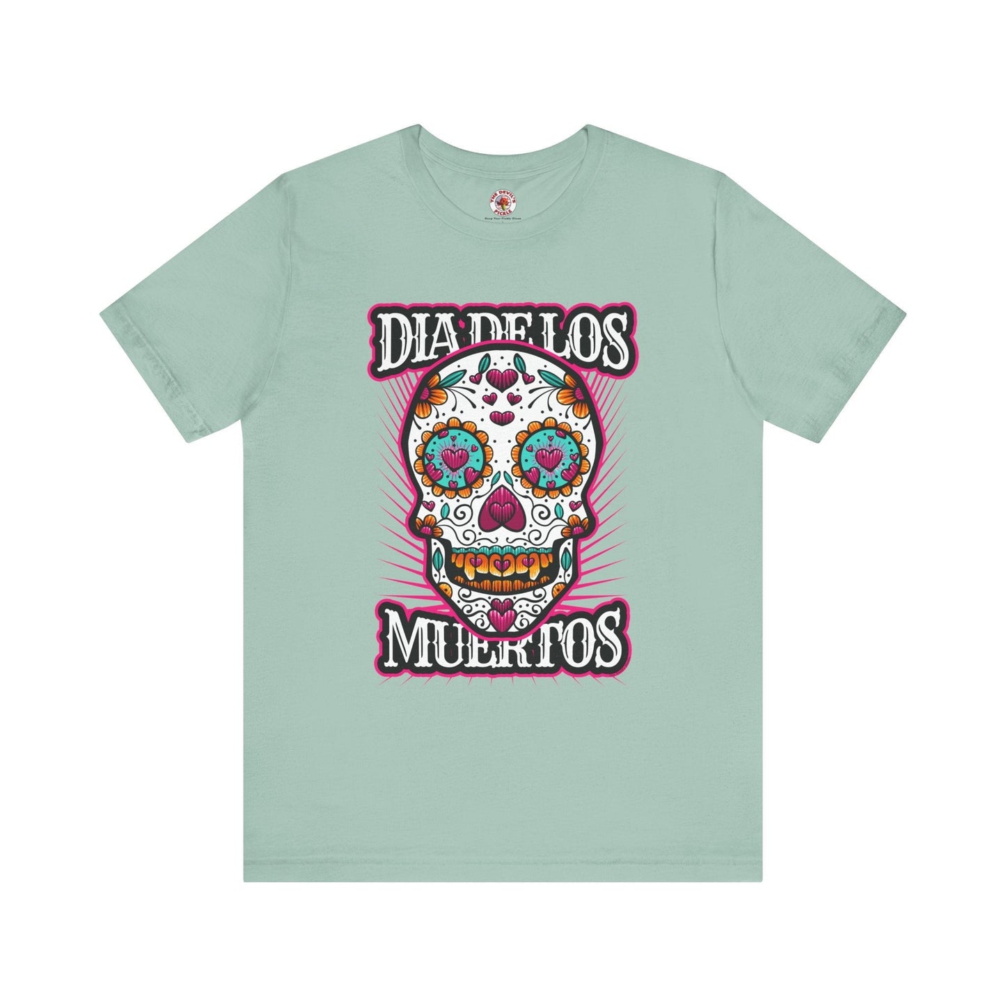 Dia De Los Muertos Skull T-Shirt The Devil's Pickle