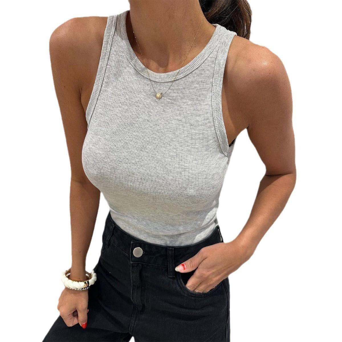 Slim Fit Knitted Tank Top for Women | Ribbed, Comfortable & Stylish for Everyday Wear Country in My Heart