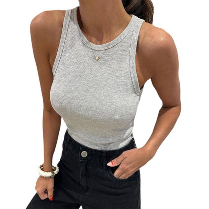 Slim Fit Knitted Tank Top for Women | Ribbed, Comfortable & Stylish for Everyday Wear Country in My Heart