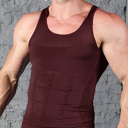 Men's Compression Body Shaper Tank Top, Slimming Vest NovaCart