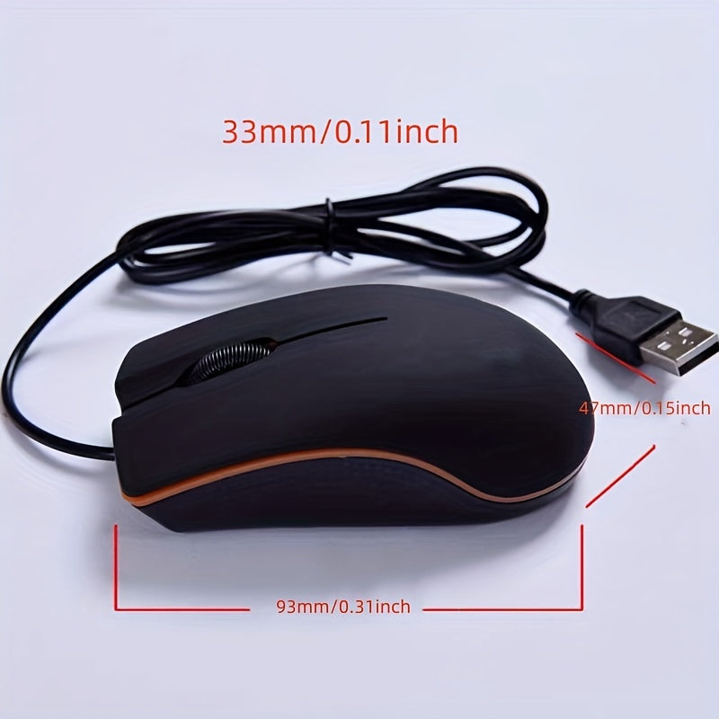 USB Wired Game Mouse Mice for PC Laptop Computer Small Mouse NovaCart