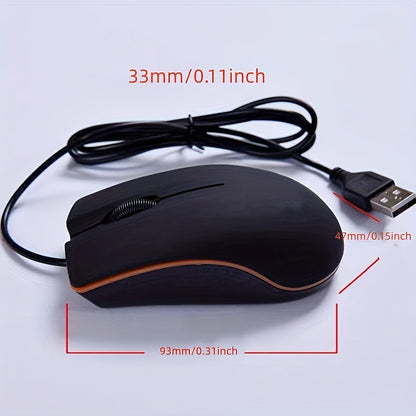 USB Wired Game Mouse Mice for PC Laptop Computer Small Mouse NovaCart