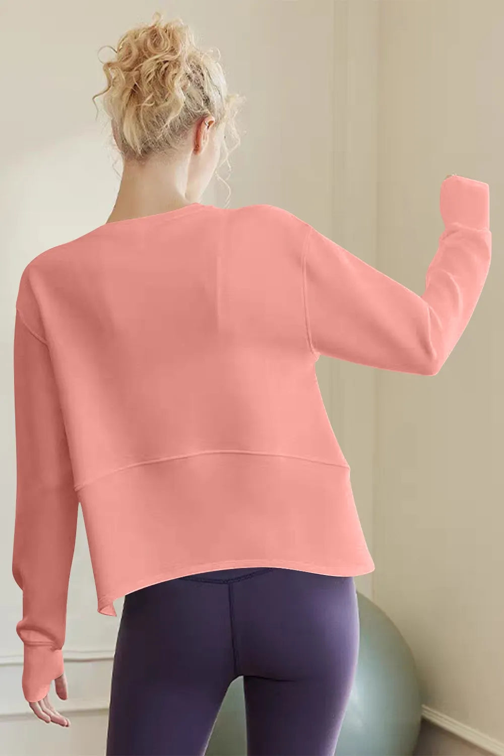 Basic Bae Air Scuba Round Neck Long Sleeve Sweatshirt New Era Fashion LLc