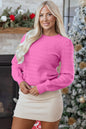 Solid Knit Ribbed Cuff Crewneck Sweater Shop Style & More | Fresh Looks, Everyday Deals & Free Shipping