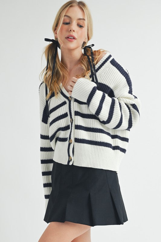 Bona Striped Cardigan Shop Style & More | Fresh Looks, Everyday Deals & Free Shipping