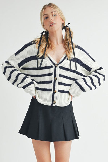 Bona Striped Cardigan Shop Style & More | Fresh Looks, Everyday Deals & Free Shipping